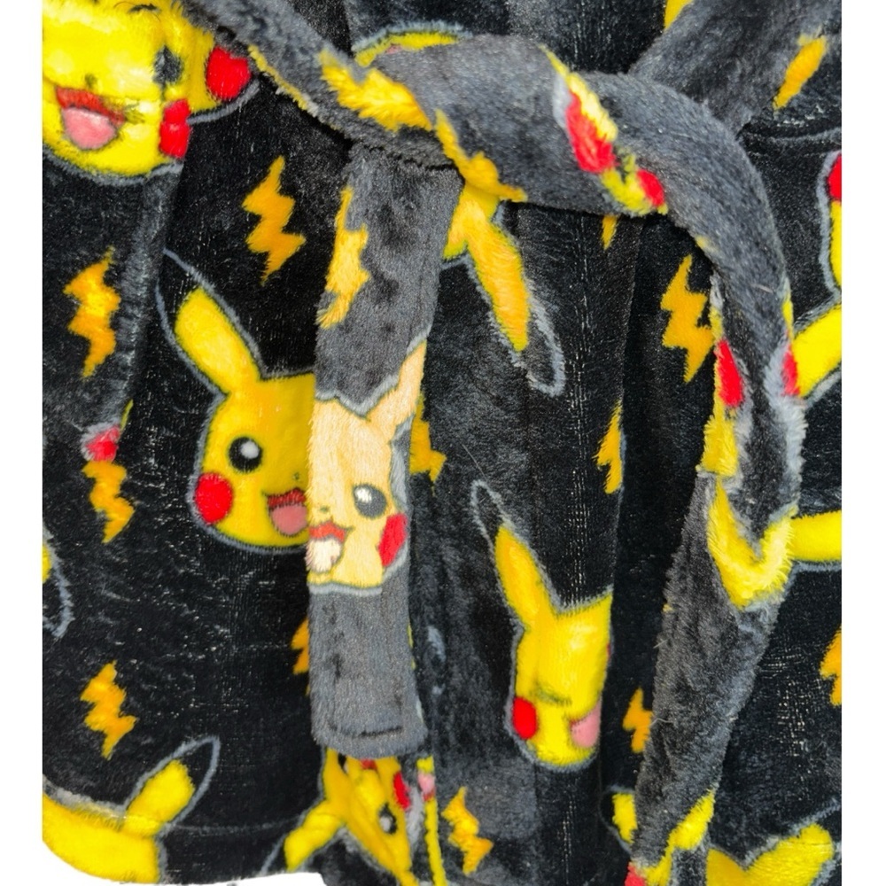 Pokemon Pikachu Black and Yellow Robe - Picture 2 of 8